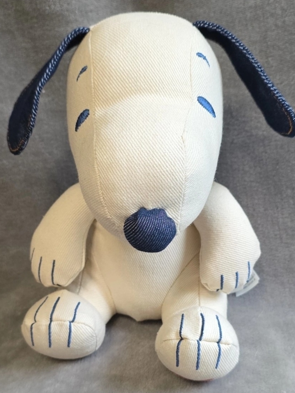 American Eagle Outfitters Beige & Denim Plush Dog Toy